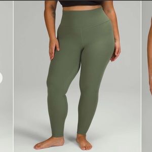 Lululemon | Align High Rise Legging 28 inch Inseam | Green Twill